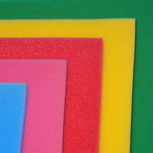 Planchas de espuma de colores