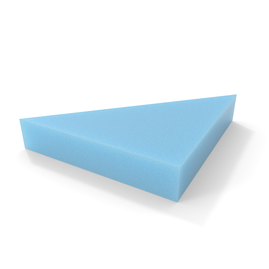 Triángulo Recto en espuma cortada a medida - Corte a medida