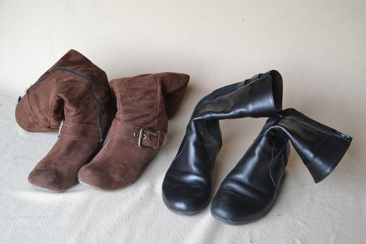 Las botas al armario