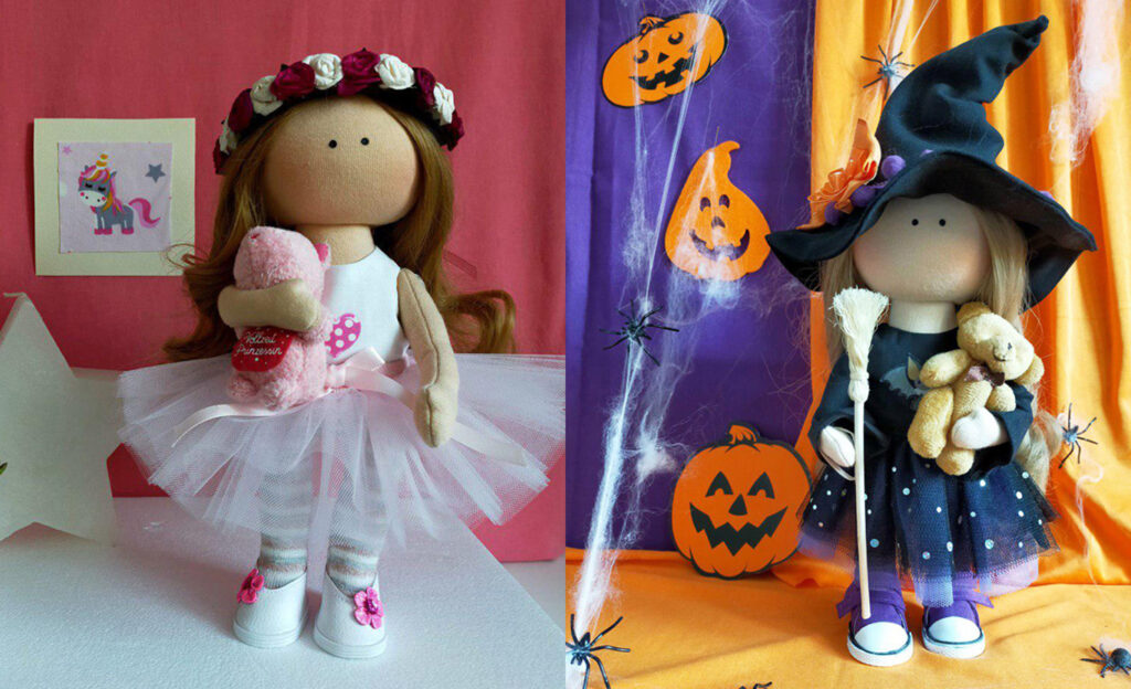 Creatividad que cobra forma: así usan nuestros clientes la fibra - Lourdes y Charo - Bailarina y brujita