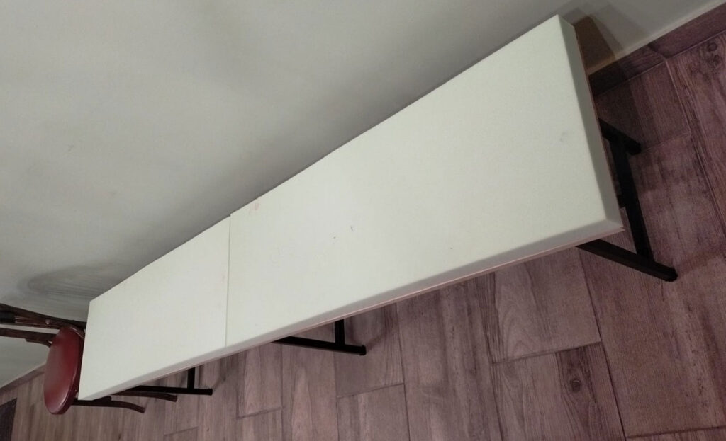 Banco de invisible a estrella - 2 | Cómo tapizar un banco con espuma