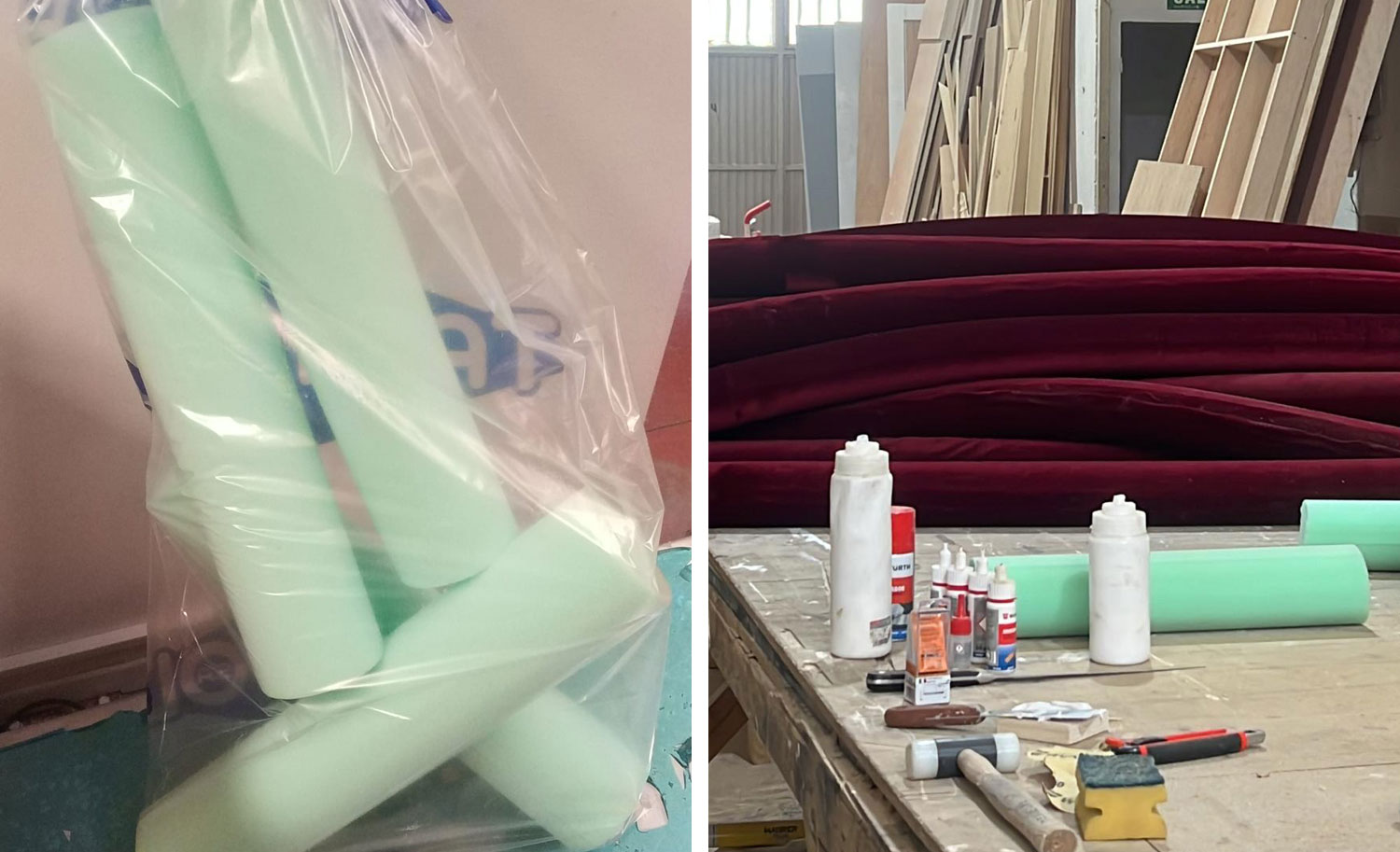 Materiales de la barra de bar